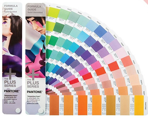 Pantone 색깔 견본 공식 가이드를 인쇄하는 사진 요판은/Uncoated 입혔습니다
